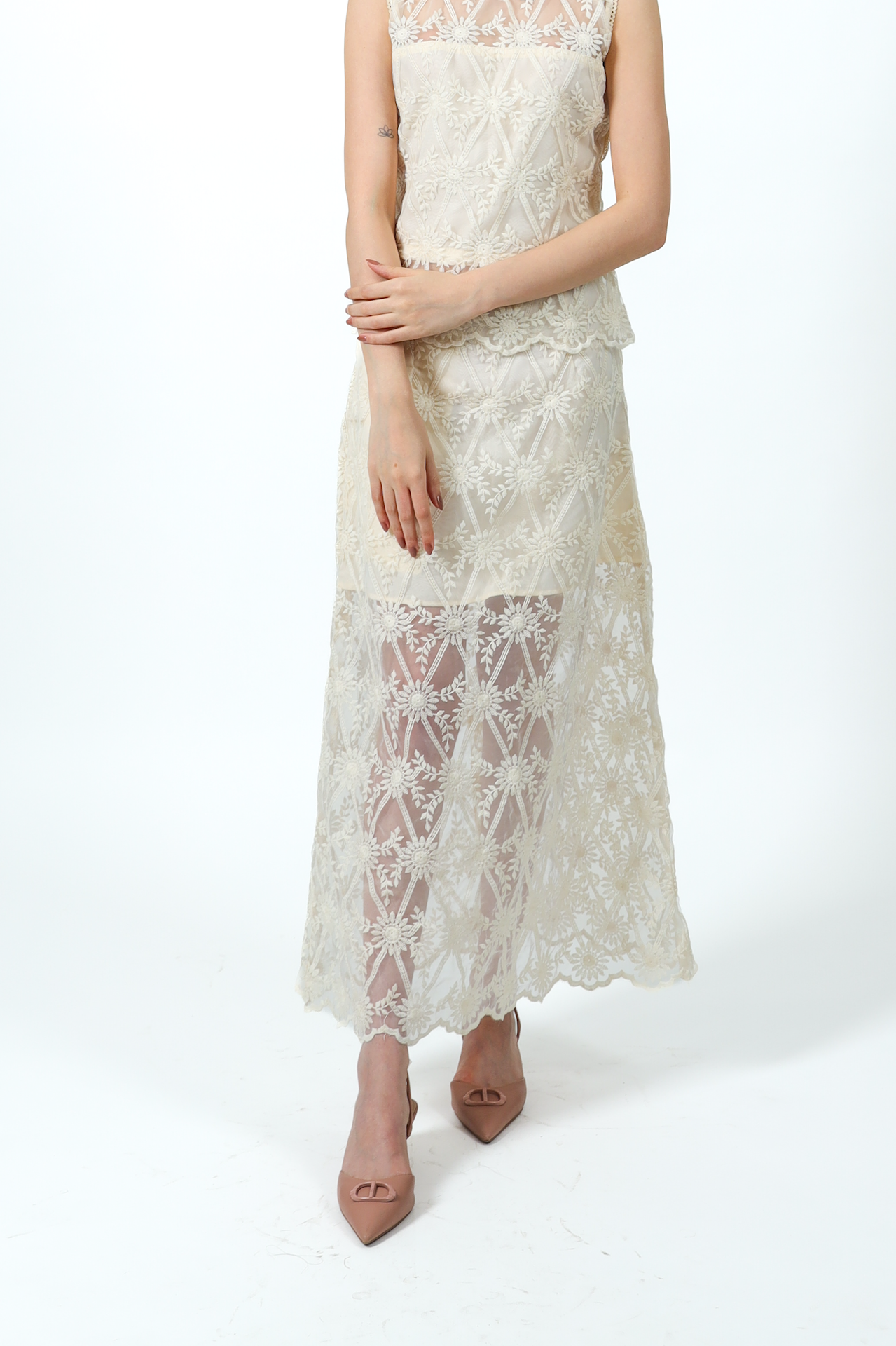 The Nafis Lace Set - Skirt