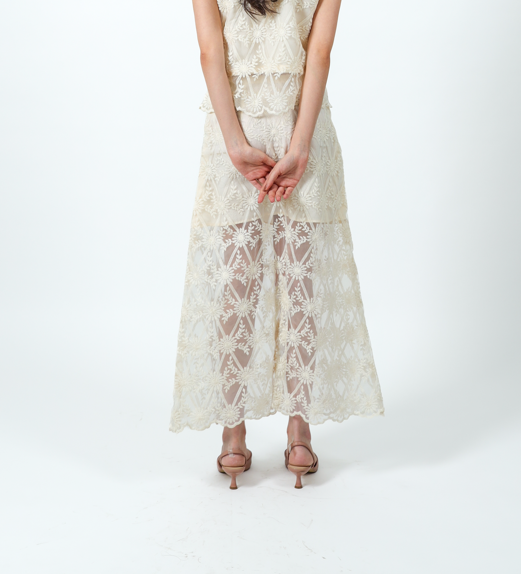 The Nafis Lace Set - Skirt